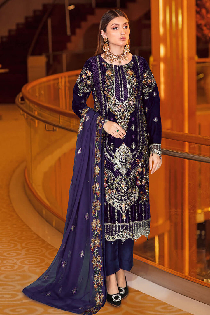 Ramsha Velvet Collection W-371