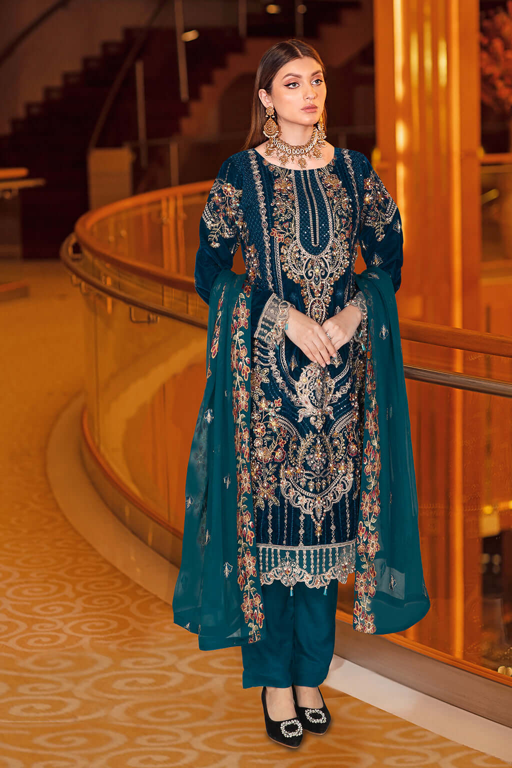 Ramsha Velvet Collection W-371