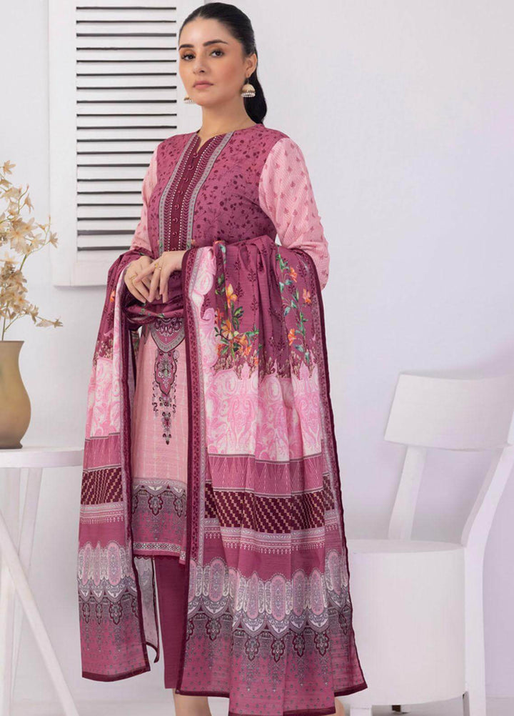 Regalia By Gul Ahmed 3Pc Unstiched Printed Khadddar Suits WR-32011