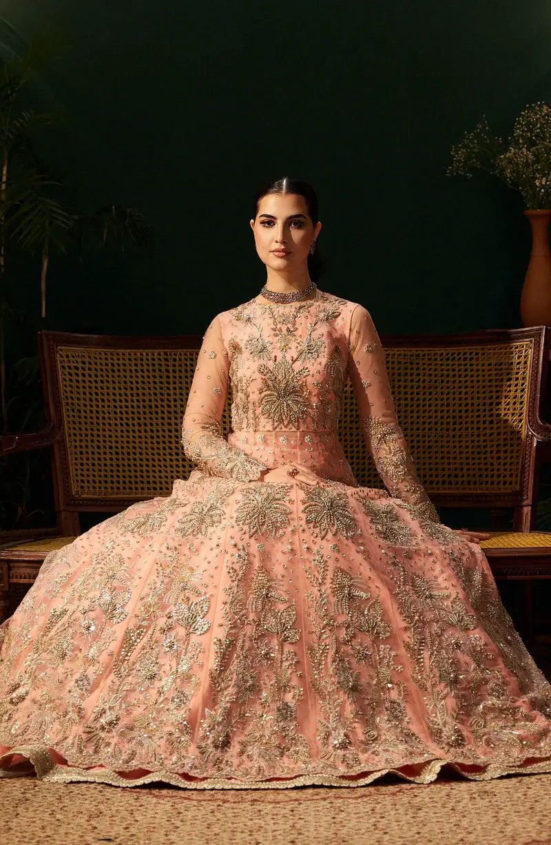 Mehro Maa Rose Embellished Net Suit