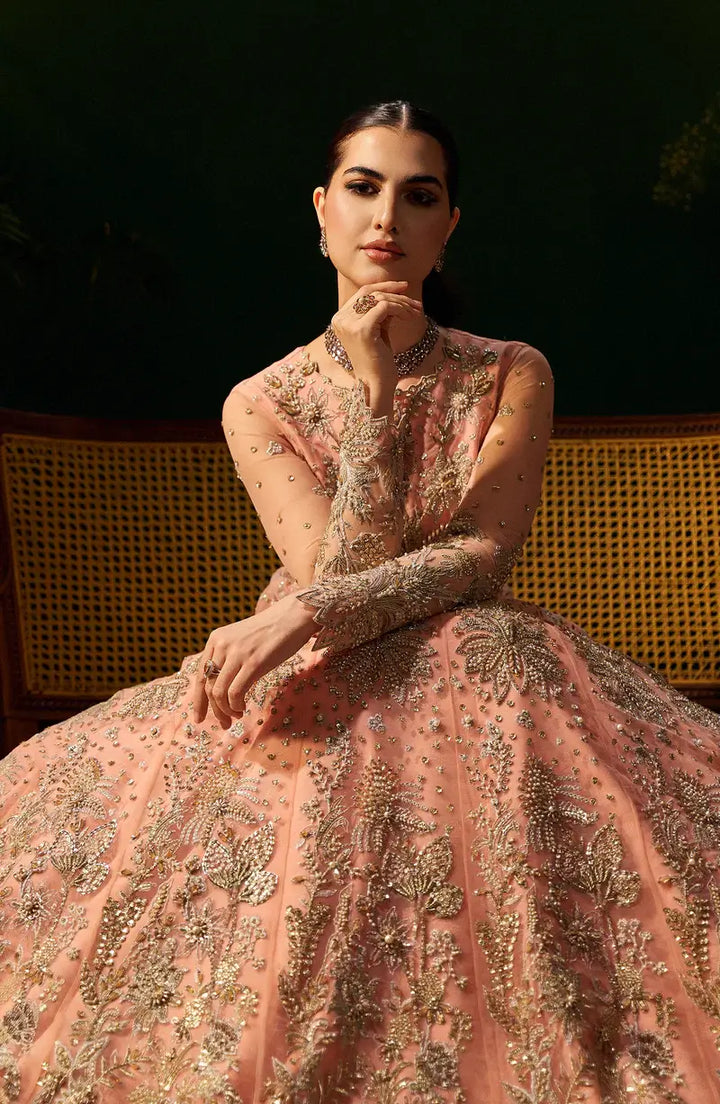 Mehro Maa Rose Embellished Net Suit
