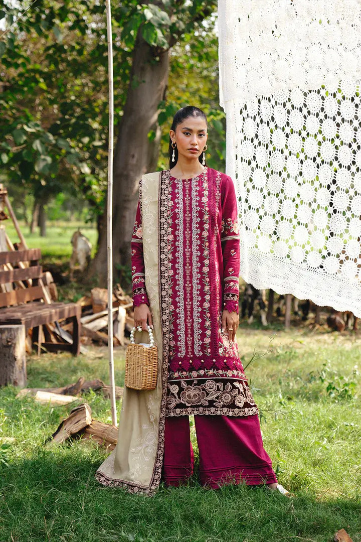 SANSA-SRW24-09 3-Piece Unstitched Suit