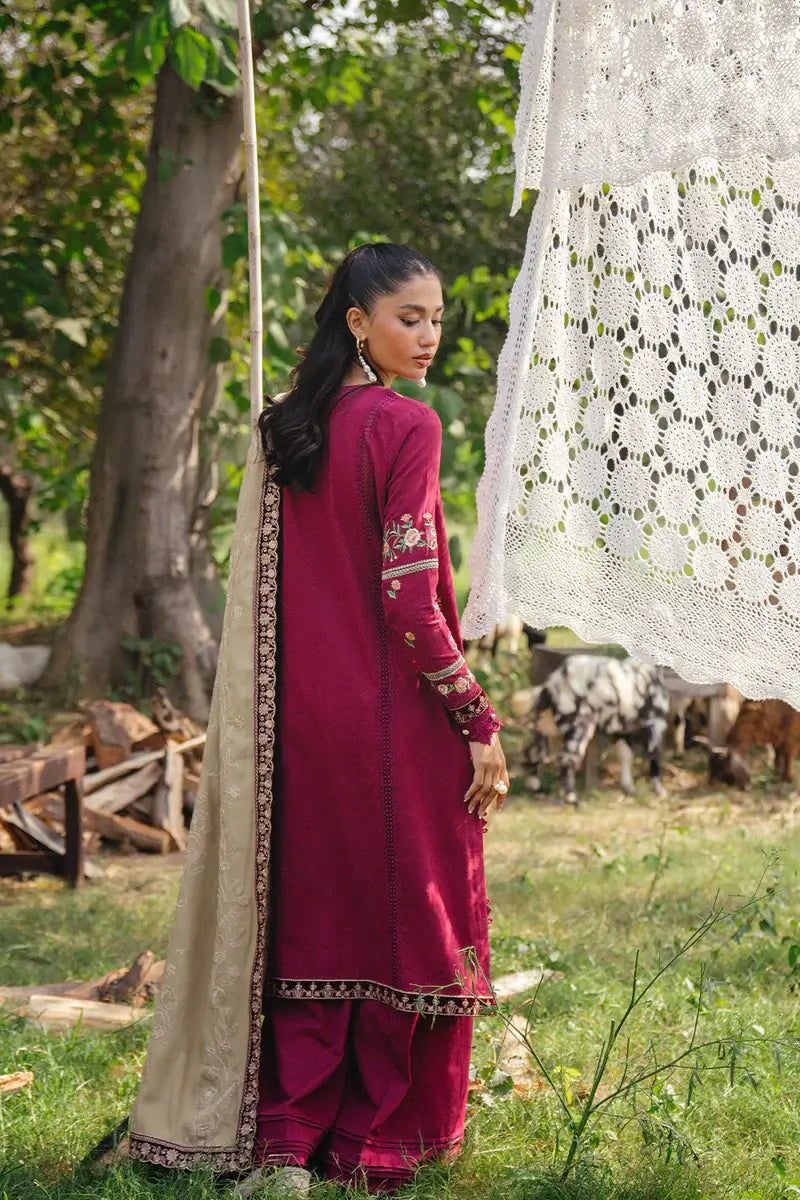 SANSA-SRW24-09 3-Piece Unstitched Suit