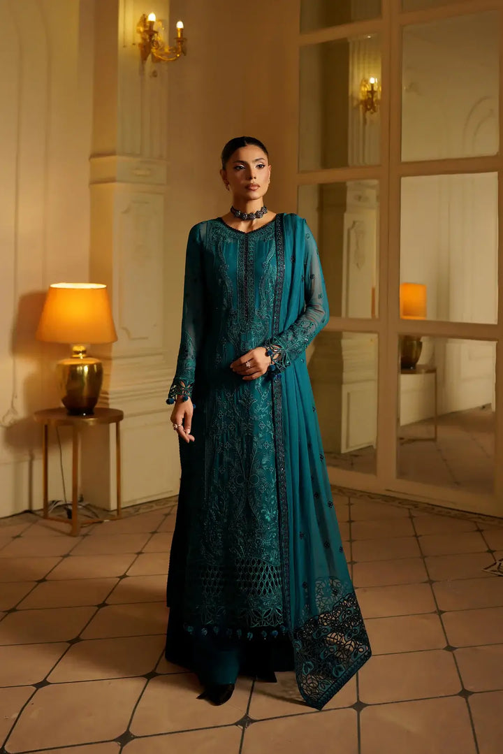 Sanvi Embroidered 3-Piece Unstitched Suit