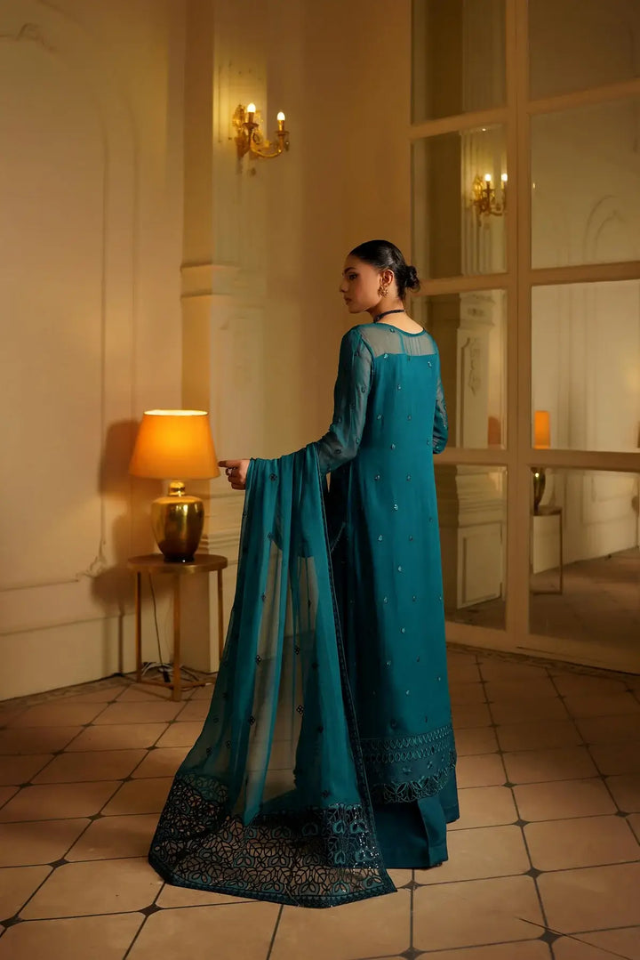 Sanvi Embroidered 3-Piece Unstitched Suit