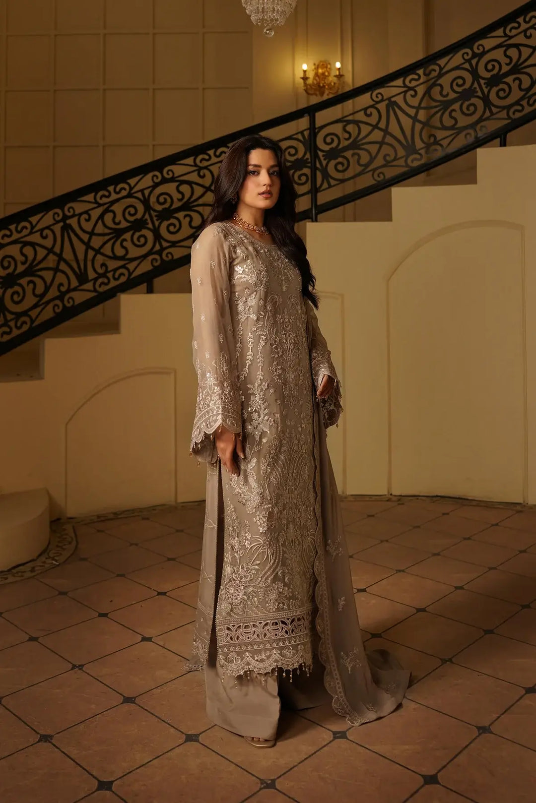 Sarang Embroidered 3-Piece Unstitched Suit