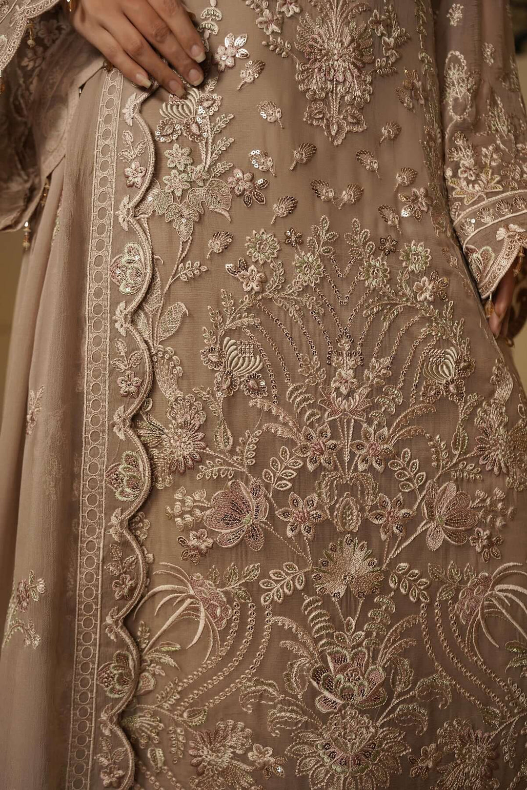 Sarang Embroidered 3-Piece Unstitched Suit