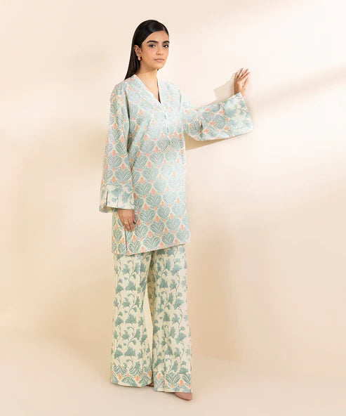 SAPPHIRE | UNSTITCHED 2 PIECE PRINTED CAMBRIC SUIT