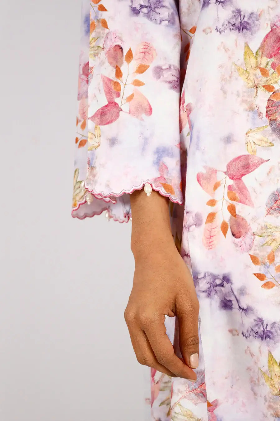 Unstitched Printed Arabic Linen 3 Piece U04-24382-06A