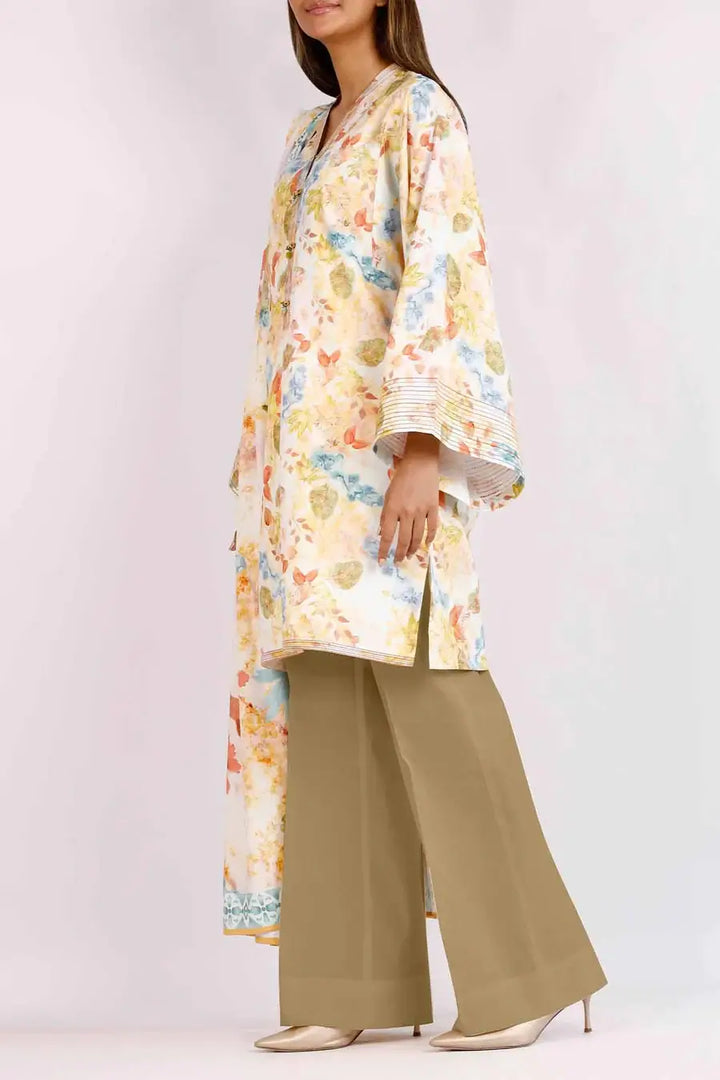 Unstitched Printed Arabic Linen 3 Piece U04-24382-06B