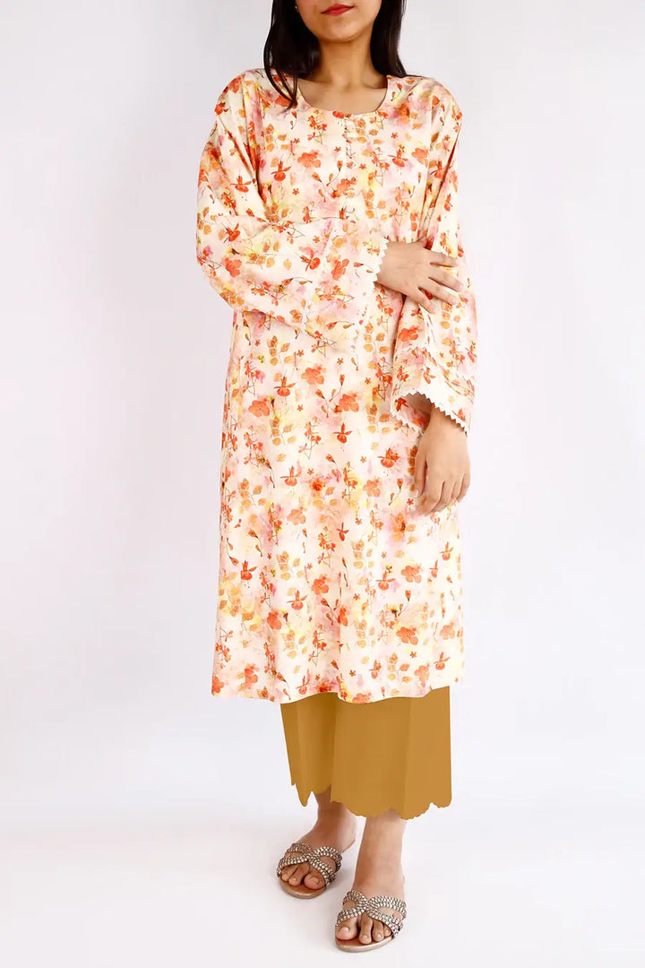 Unstitched Printed Arabic Linen 3 Piece U04-24382-07B