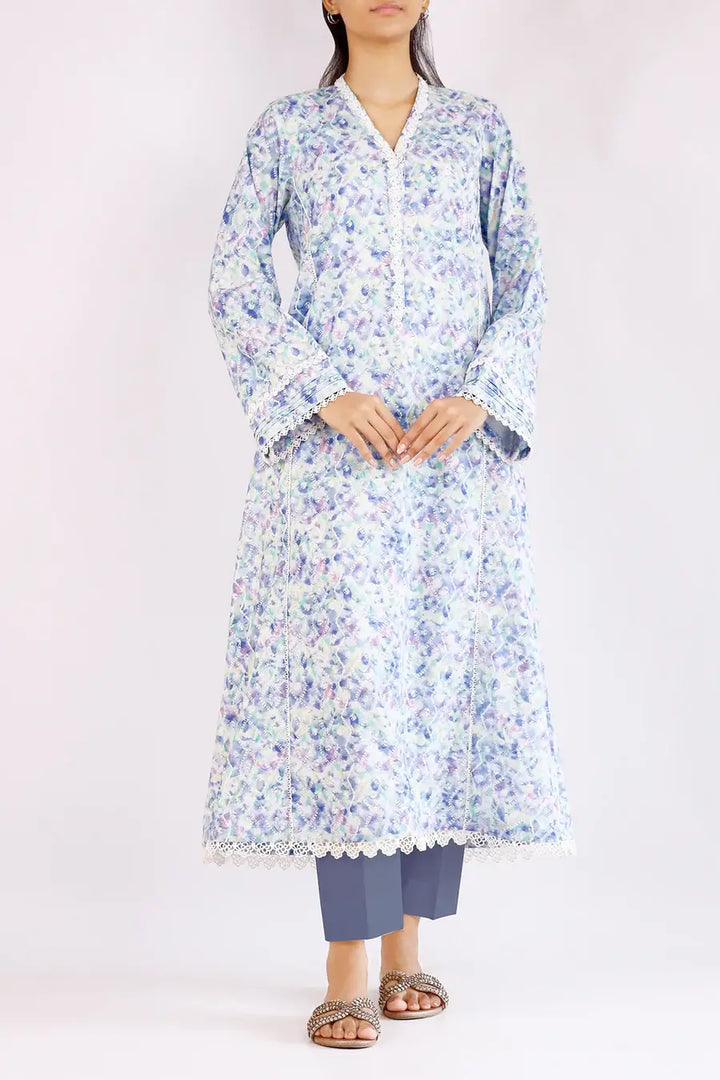 Unstitched Printed Arabic Linen 3 Piece U04-24382-10B