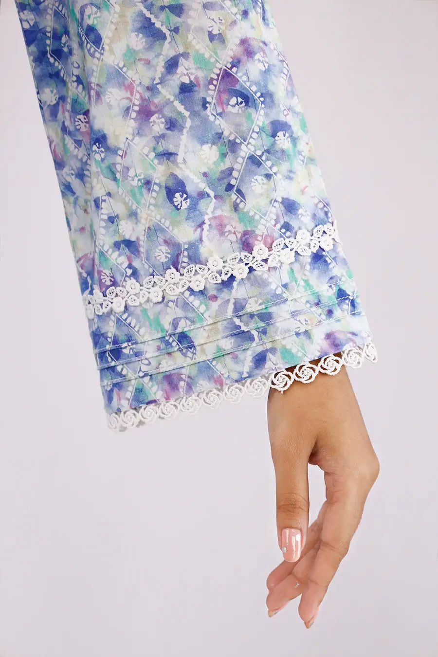 Unstitched Printed Arabic Linen 3 Piece U04-24382-10B