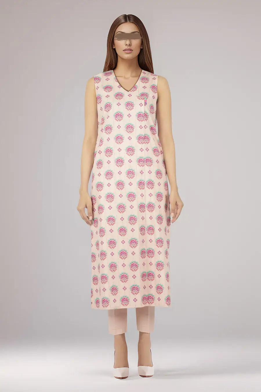 Unstitched Printed Cotton Viscose 3 Piece U01-24319-17B