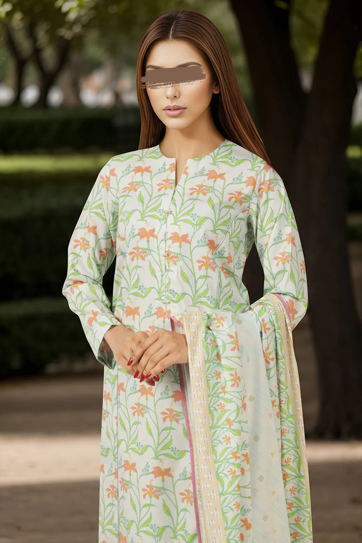 Unstitched Printed Cotton Viscose 3 Piece U01-24319-19B