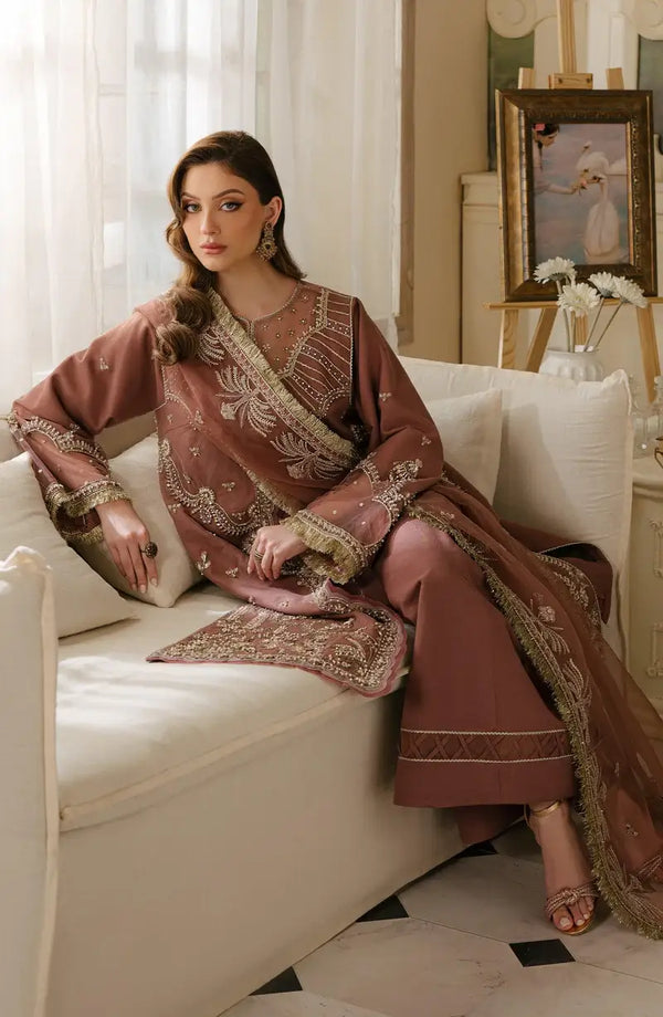 Reve Royal Zircon Embellished Net Suit