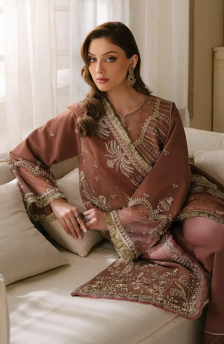 Reve Royal Zircon Embellished Net Suit