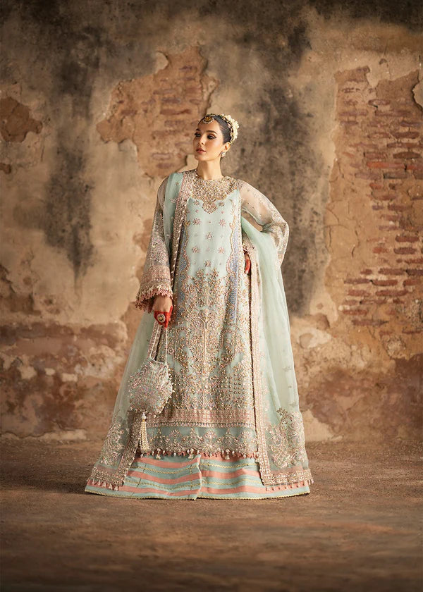 AJR Couture Luxury Embroidered Organza 3 Piece Unstitched Suit ARJC24L AFF-01 NIRVANA